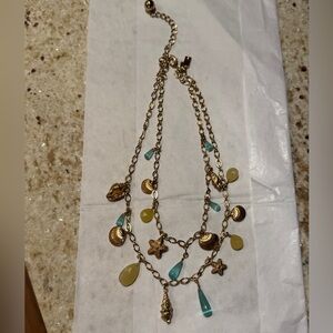 Kate Spade Gold Layered Charm Necklace